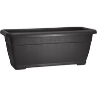Fioriera Rettangolare da Terra Grande Vaso Piante Esterno Interno Ducale Idel - Formato: 100 cm - Colore: Antracite