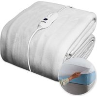 Dreamcatcher Single Electric Blanket Luxury Polyester, Double Bed 90 x 190cm Electric Heated Blanket