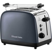 Russell Hobbs Colours Plus 2S Toaster metallisches Grau