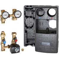 Oventrop Regumat M3-180 Station DN 25 mit integriertem Wärmezähler-Einbauset, ohne Pumpe