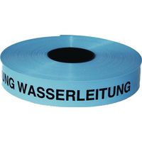 KELMAPLAST Trassenwarnband Achtung TrinkwasserleitungBreite 40 mm Länge 250 m blau