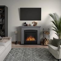 CHIMENEA ELECTRICA TAGU HELMI GRIS