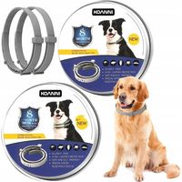 2 colliers universels pour chiens KOANNI contre les puces et les tiques