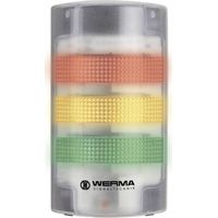 Colonne de signalisation Werma Signaltechnik 691.100.55 24 V/DC lumière permanente, feu clignotant N/A IP65 1 pc(s)