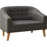 Canapé pour enfants Gris Tissu vidaXL