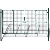 vidaXL Cancello per Recinzione a doppia Porta 300x150 cm in