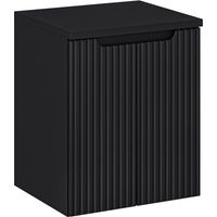 Meuble sous vasque + plateau 50 cm - A portes - Astral Black - Livraison gratuite