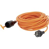 Unitec BQ-Verlängerungskabel Außen 20 Meter HO7BQ-F 3G1,5, orange, IP44 Elektrische Kabel & Leitungen