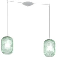 Lustre moderne top light tender 1181 bi s2 s ve e27 led suspension en verre
