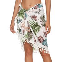 blouse de maillot de bain semi-transparente pour femme