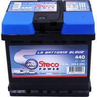 Autobatterie 12V 50Ah 440A 207x175x190 mm stecopower - 440