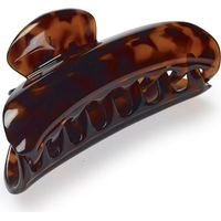 Claw Clip, Section, Decorating, Non-slip, Strong Hold, Styling Clip Suitable For All Hair Types, Lengths, Hair Clamp, Gentle, Comfortable, Assorted Colour, One Supplied Black Or Tortoiseshell
