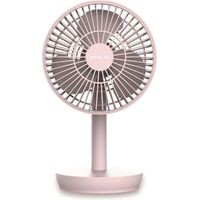 Newlux Ventilador de Sobremesa Rosa USB Desk W300