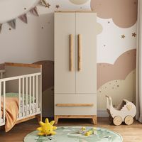 Kinderkleiderschrank Malia, Cashmere/Artisan, 70 x 186.8 cm, Vitalispa