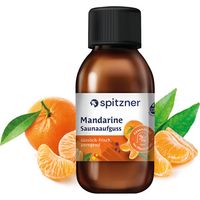 Spitzner Saunaaufguss Mandarine 125 ml Wellness Sauna Aufguss Wellnessaufguss