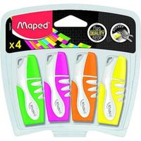 Bl. 4 Evidenziatori Maped Pocket Assortiti X1