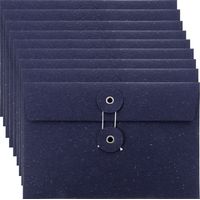 Enveloppes Vintage Bleu Profond, Lot de 10 Pochettes Décoratives pour Lettre, Mariage et Carte Postale