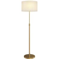 Lampada da Terra avec Telecomando Luminosità Regolabile 3000K-6000K Paralume Tessuto Oro