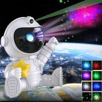 Projecteur LED ciel étoilé,projecteur Aurora avec télécommande & Alexa/Enceinte Bluetooth,adapté aux enfants adultes cadeau de fête