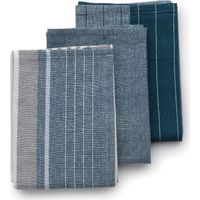 Strofinacci Kela, 65x45 cm, blu, confezione da 3 pezzi.