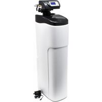 Wiltec – Adoucisseur d'eau 1000 l/h – Réservoir de saumure 30 kg – Système d'échange d'ions – Régénération automatique – Protection contre le calcaire