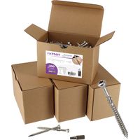 Lot de 800 vis terrasse en INOX A2 à tête fraisée réduite - Empreinte Torx 25 - 4 embouts Torx 25 OFFERTS - Diamètre 5 mm - Longueur 60 mm