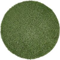 Gazon synthétique rond Ø133cm vert TOP