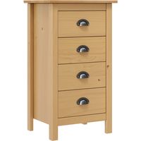 vidaXL Sideboard "Hill" 46x35x80 cm Solid Pine Wood