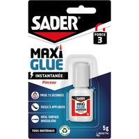 Sader Maxiglue Pennello colla trasparente ad asciugatura rapida