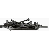 Polierte Stahlspitze Viswood mit flachem Kopf 6x130mm (Schachtel von 1Kg)