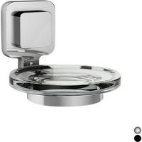 PORTA SAPONE SERIE KARA- Cromo cm 11 x h.9,2 x 13,8- KOEMO- pezzi 1