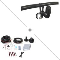 Attelage Mercedes Classe A y compris Pack AMG (09/18-) Col de cygne + faisceau universel 7 broches + boitier électronique