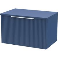 Bathroom Vanity Unit Wall Mounted Storage Cabinet Blue 600mm Drawer Modern