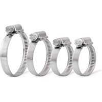 abrazadera de manguera prodmax 140-160 mm pack 2 metal