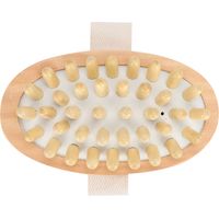 Brosse de massage en bois naturel pour le corps, exfoliant pour les cheveux et le cuir chevelu, massage spa et bain
