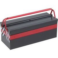 BOITE À OUTILS 5 COMPARTIMENTS 16L NOIRE ET ROUGE - SORI - DIM 430 x 200 x 200MM - 782231 - SORI - 782231