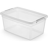 Almacenamiento orplast base store 40 litros con ruedas y clip