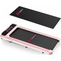 RATTANTREE Tapis roulant 2 in 1 – fino a 1-10 km/h – Motore da 2,5 PS – Display a LED – Superficie di corsa 100 x 40 cm – Carico massimo 120 kg – Rosa