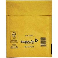 Mail Lite Buste Imbottite Gold Formato A/000 110x160 Mm - Conf. 10 Pezzi