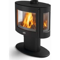 Stufa a legna GODIN Fonteval 10Kw - Antracite - 389143