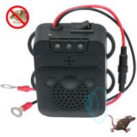 Compatible avec les répulsifs à ultrasons pour rongeurs de voiture Lntyq avec lumière stroboscopique LED, convient aux voitures, garages, rongeurs, souris, nuisibles, maisons, greniers, campings - 1 p