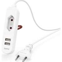 Hama 00223202 Multipresa Bianco 1 pz.
