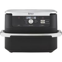 Ninja AF500EU Friggitrice ad Aria Calda Doppia 10,4 L Indipendente 2470 W Stainless Steel Nero