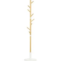 Porte-manteau arbre 8 crochets Ø37,8x175,6 cm Naturel