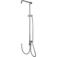 Système de douche PaulGurkes avec support et tuyaux