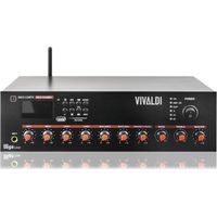 Amplificatore Nero WiFi-FM-USB-Bluetooth-MP3-SD 100V 120W VIVALDI Ulisse MA5120BTK