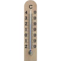 TERMOMETRO INTERIOR MADERA. 25 CM - EHLIS