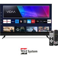TELE System SONIC32FL SMV14 81,3 cm (32pollici) HD Smart TV Wi-Fi Nero 200 cd/m²