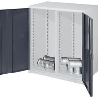 Kappes Schwerlast-Beistellschränke mit Mitteltrennwand 1110x1000x600mm Vollblechtüren Modell 70 anthrazitgrau