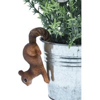 Blumentopf-Anhänger Lustiges Tierchien, Polyresin, 9 x 4,5 x 8 cm